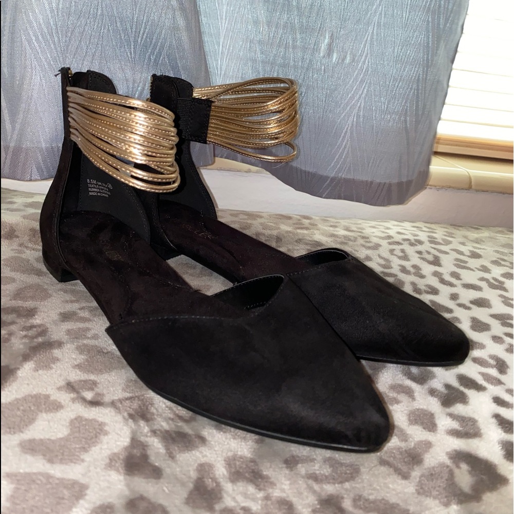 Suede flats